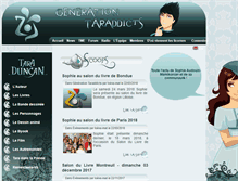 Tablet Screenshot of generation-taraddicts.com